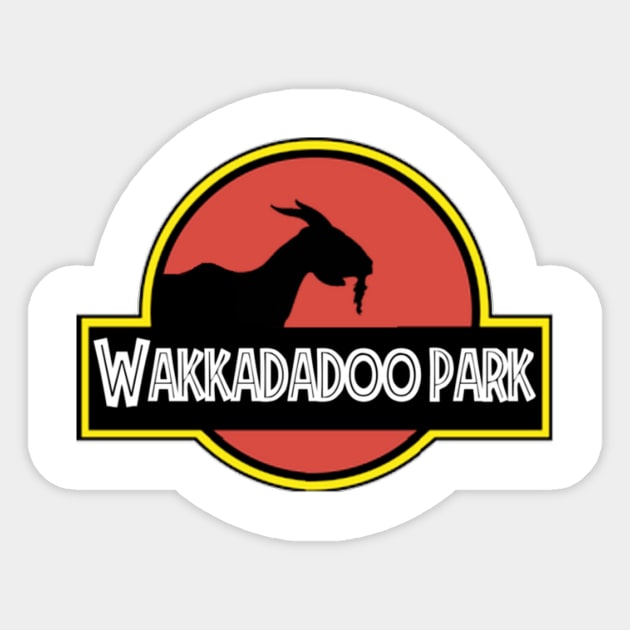 The Weekly Planet - Wakkadadoo Park Sticker by dbshirts